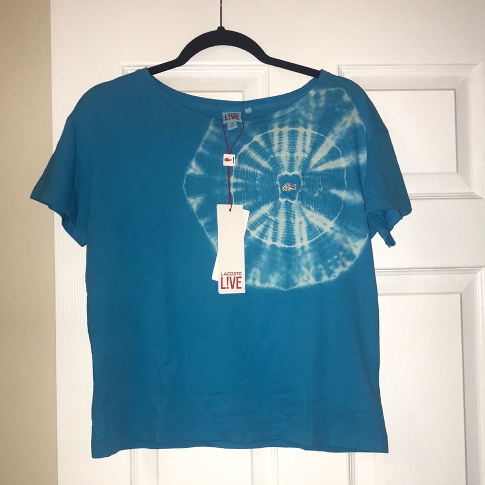 Lacoste Live Shirt Tie Dyed Size Small